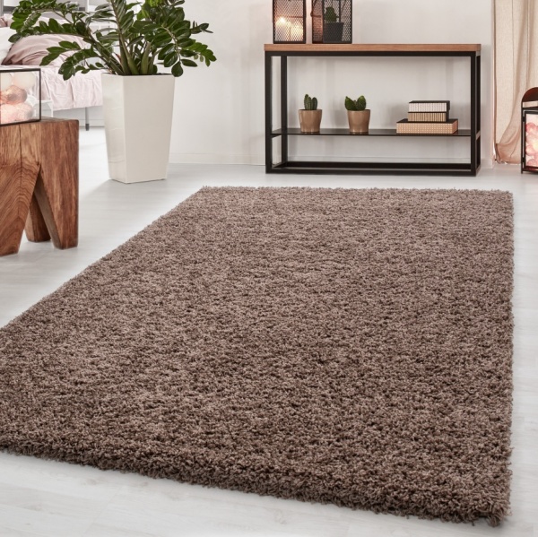 Dream Shaggy Plain Mocha Rug